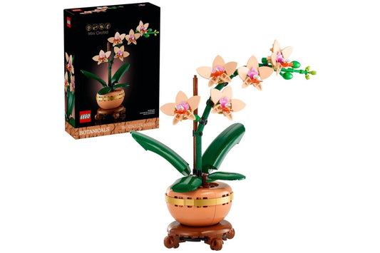 ليجو مكعبات بناء زهرة الأوركيد مكعبات التركيب LEGO