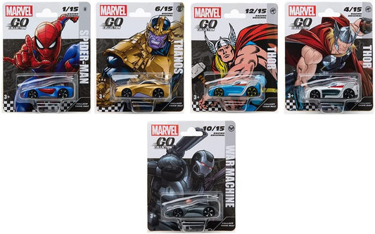 سيارة سباق مارفل اشكال متنوعة سيارات داي كاست Marvel