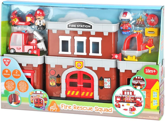 بلاي جو فرقة الإنقاذ من الحريق مركبات الأطفال Playgo