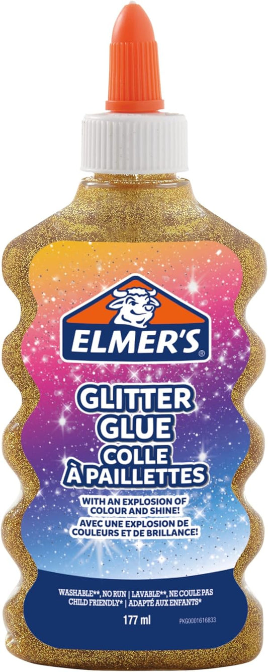 ايلميرز غراء لامع 177 مل لون ذهبي سلايم Elmer's
