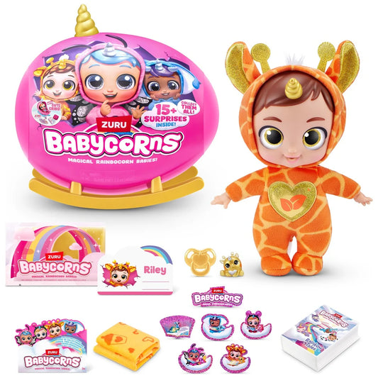 زورو لعبة مفاجأة بيبي كورنز اشكال متنوعة مع 15 مفاجأة الالعاب القطنية Zuru