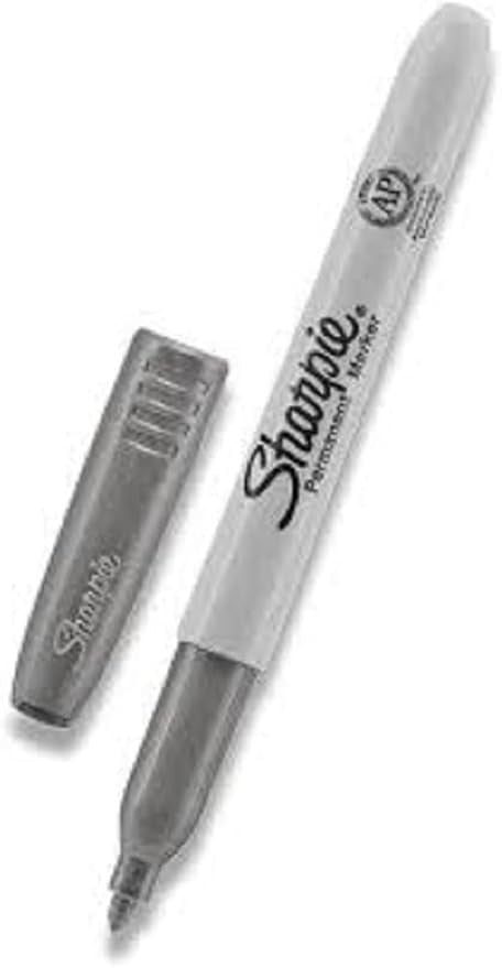 شاربي قلم ماركر دائم فضي رسم و تلوين Sharpie