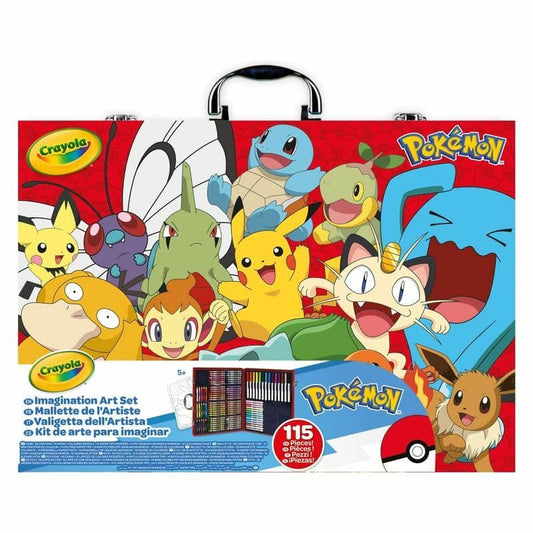 كرايولا شنطة الوان بوكيمون الفنية رسم و تلوين Crayola