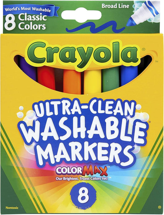كرايولا تلوين الترا كلين قابل للغسل رسم و تلوين Crayola