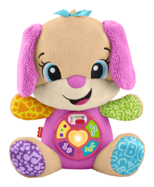 فيشر برايس جرو اضحك وتعلم وردي الالعاب القطنية Fisher-Price