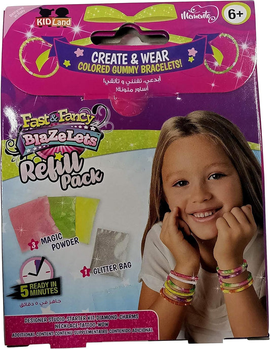 بلايز بودرة سحرية قابلة لاعادة التعبئة للاساور الخرز والاكسسوارات BLAZE