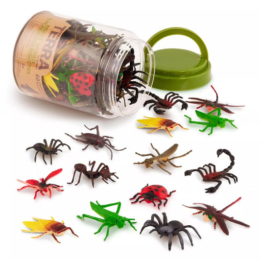 تيرا مجموعه مجسمات الحشرات مجسمات الحيوانات Terra