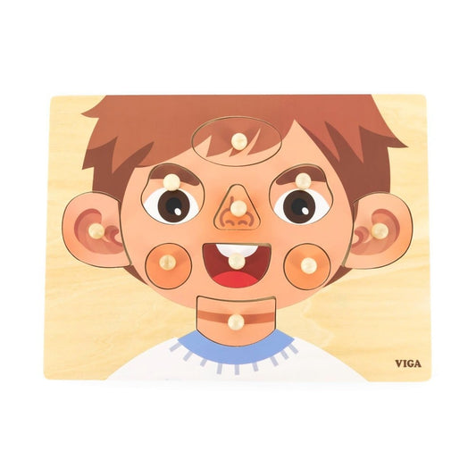 فيجا لعبة بزل اجزاء الوجه ولد العاب البزل VIGA