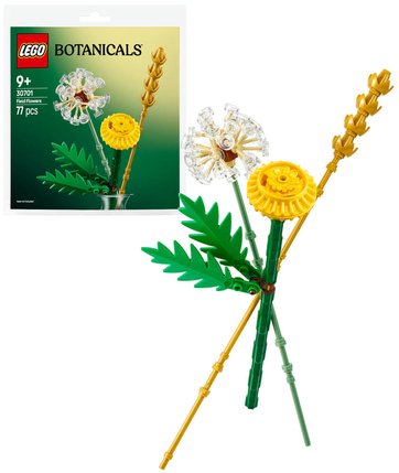 ليجو مكعبات بناء الزهور البرية مكعبات التركيب LEGO