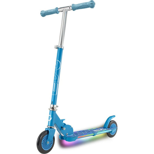 ايفو سكوتر ازرق بضوء فلاش بعجلتين سكوتر عجلتين EVO