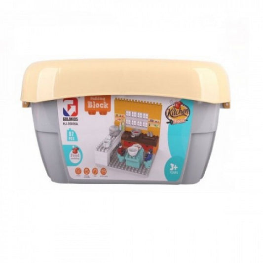 مكعبات بناء المسار مكونة من 87 قطعه مكعبات التركيب LOCAL