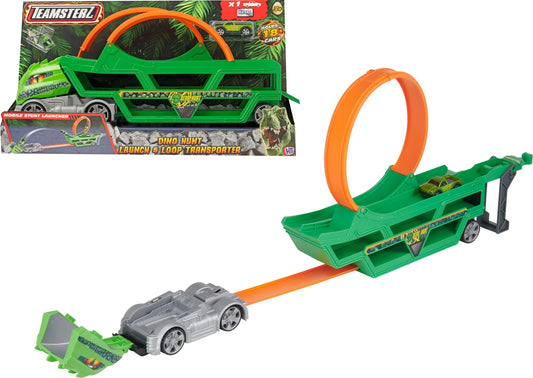 تيمسترز حلبة سباق مطاردة الديناصورات مركبات مع مسار Teamsterz