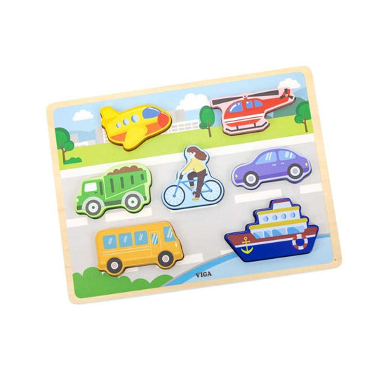 فيجا لعبة بزل المواصلات 7 قطع العاب البزل VIGA