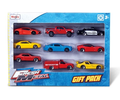 مايستو علبة مكونة من 9 سيارات متنوع المركبات المتنوعه Maisto