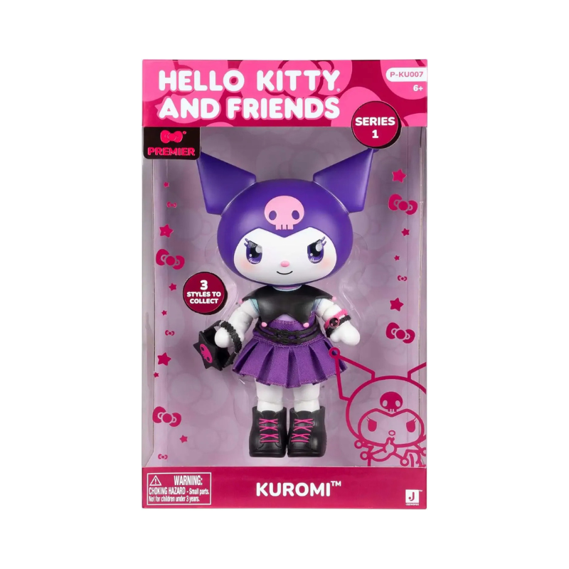 هالو كيتي دمية كورومي الأصلية الإصدار الأول دمى الشخصيات Hello Kitty and Friends