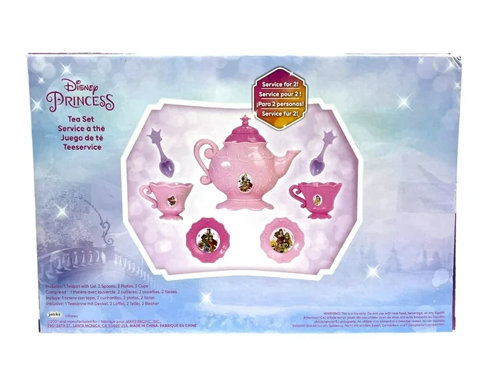 ديزني برينسس شاي لعبة الأميرات 8 قطع ألعاب المطابخ Disney