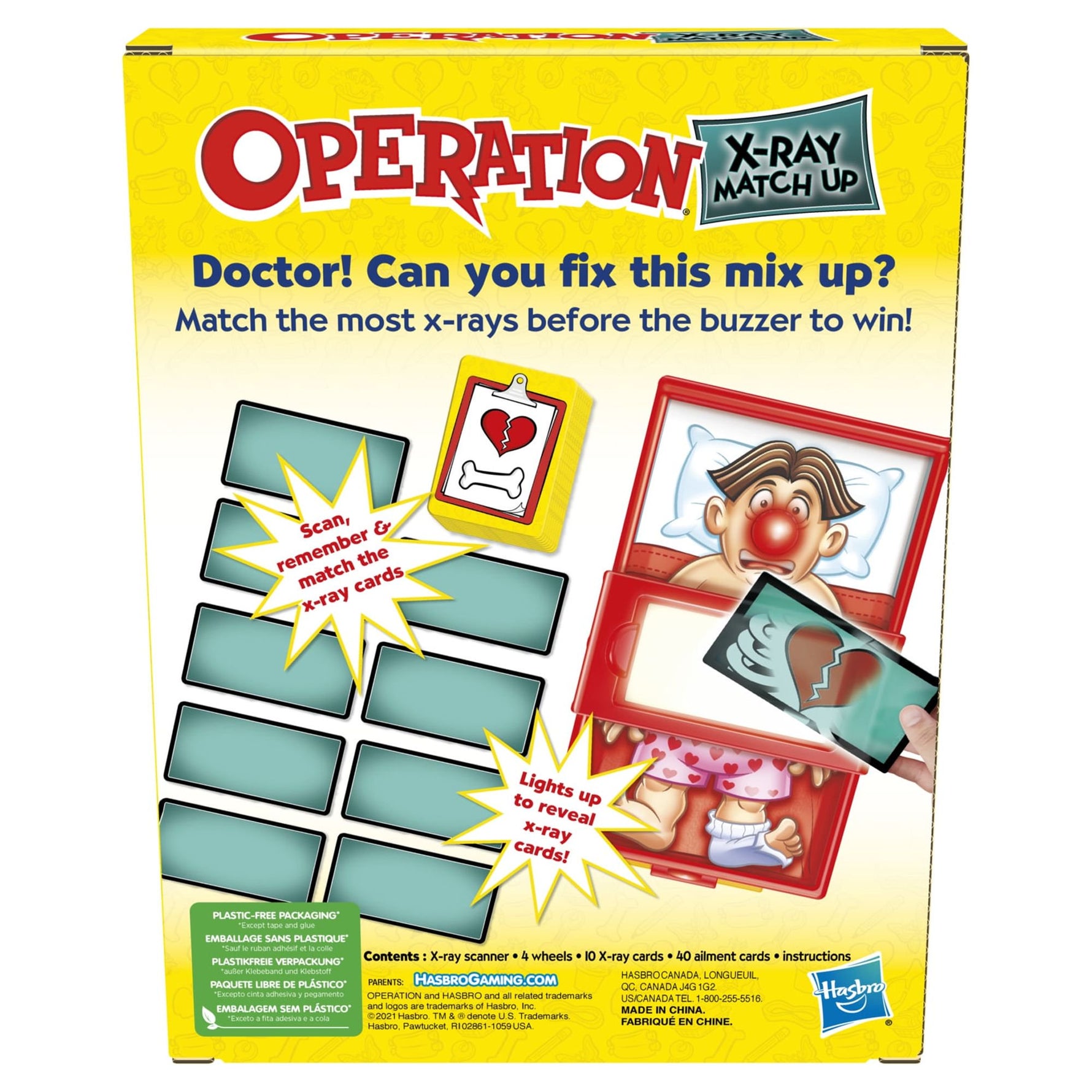 اوبريتر لعبة شاشة عملية الأشعة السينية العاب لوحية HASBRO