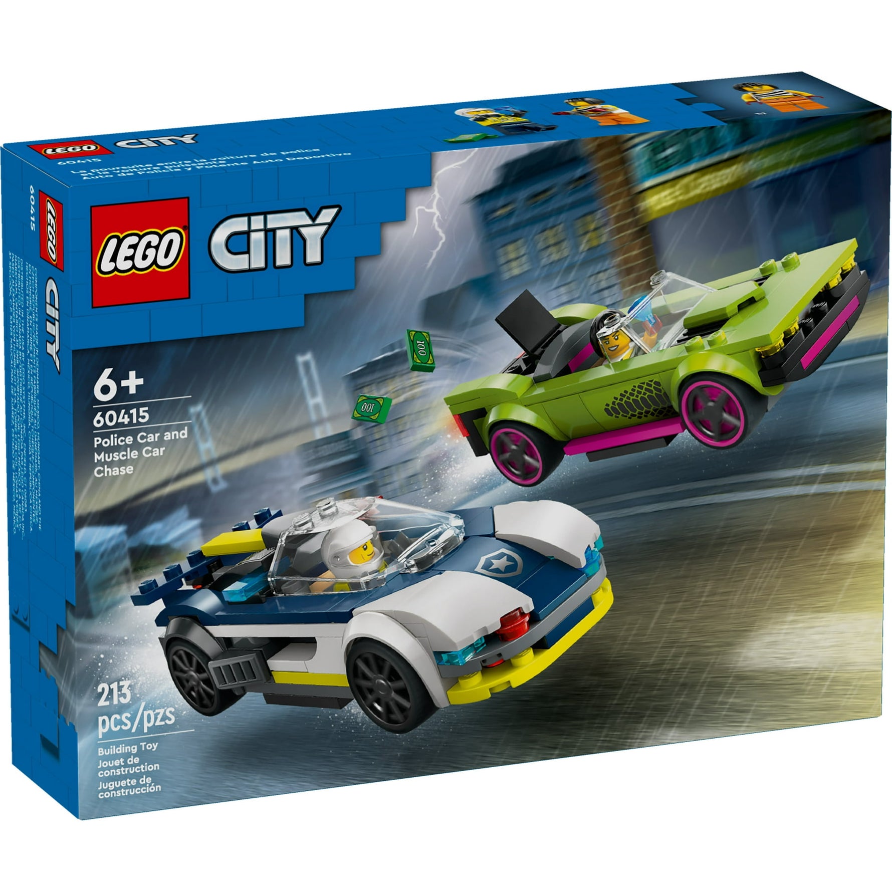 ليجو 60415 سيتي مدينة مطاردة سيارة الشرطة مكعبات التركيب LEGO