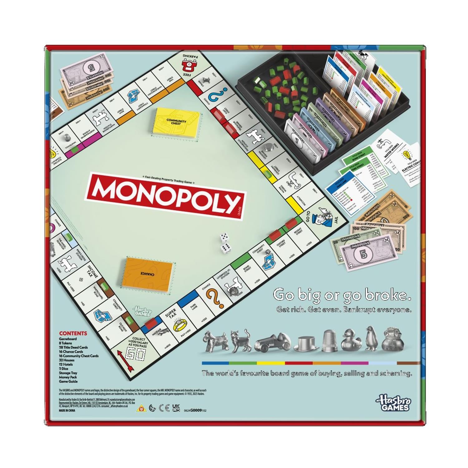 لعبة مونوبولي الكلاسيكية إصدار اللغة الإنجليزية العاب لوحية Monopoly