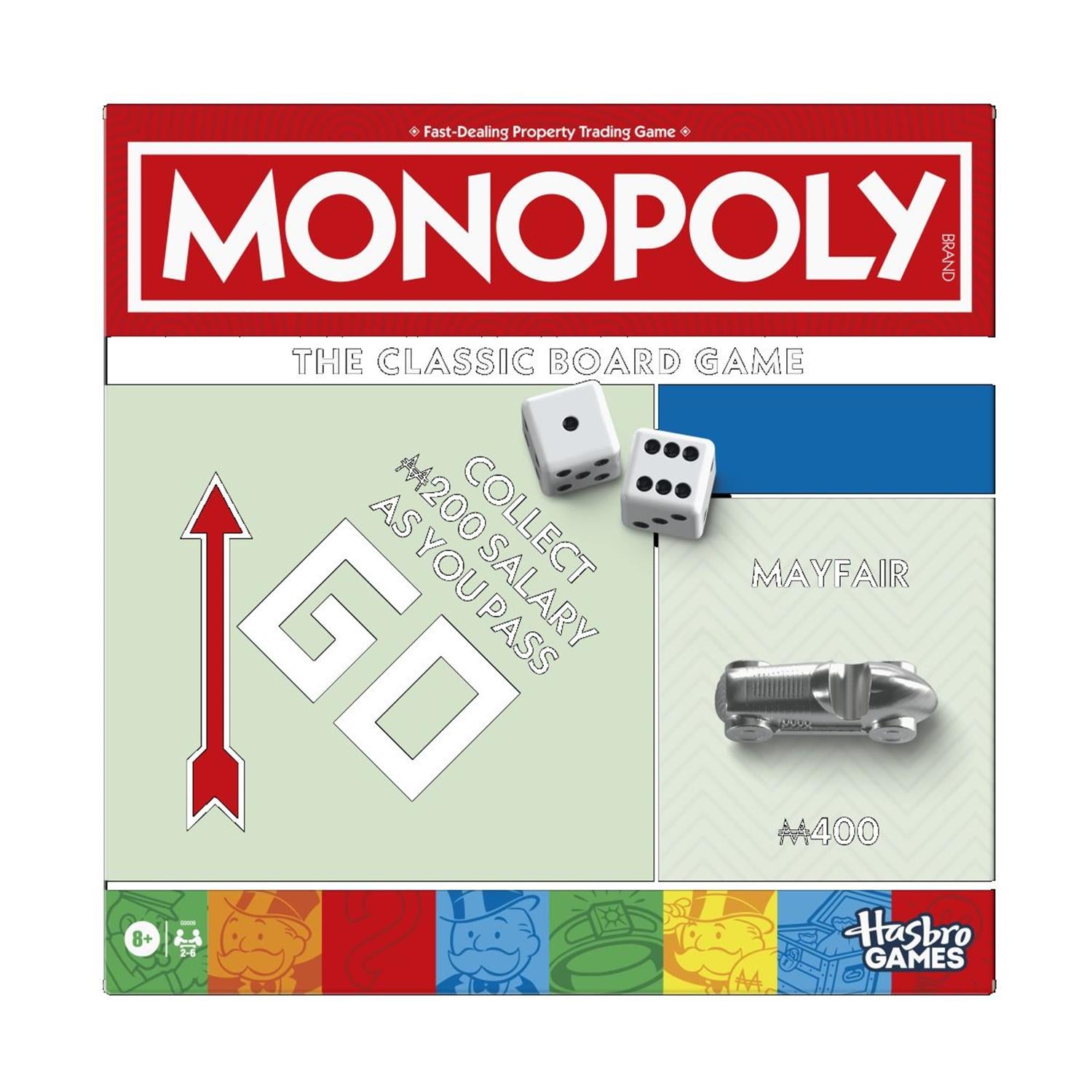 لعبة مونوبولي الكلاسيكية إصدار اللغة الإنجليزية العاب لوحية Monopoly
