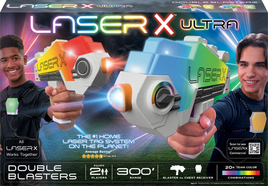 ليزر اكس مسدسات الترا مزدوجة ألعاب الأكشن Laser x