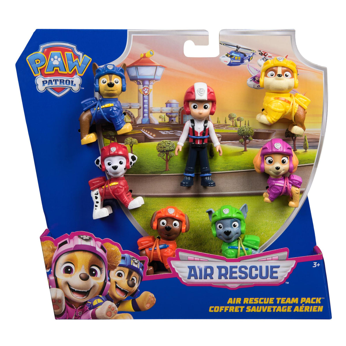 باو باترول شخصيات إنقاذ جوي 7 قطع شخصيات كرتونية Paw Patrol