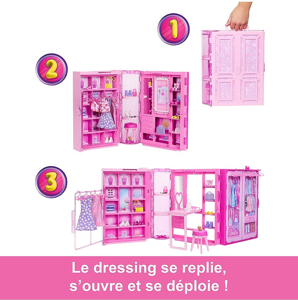 باربي خزانة ملابس الاحلام اكسسوارت الدمى Barbie
