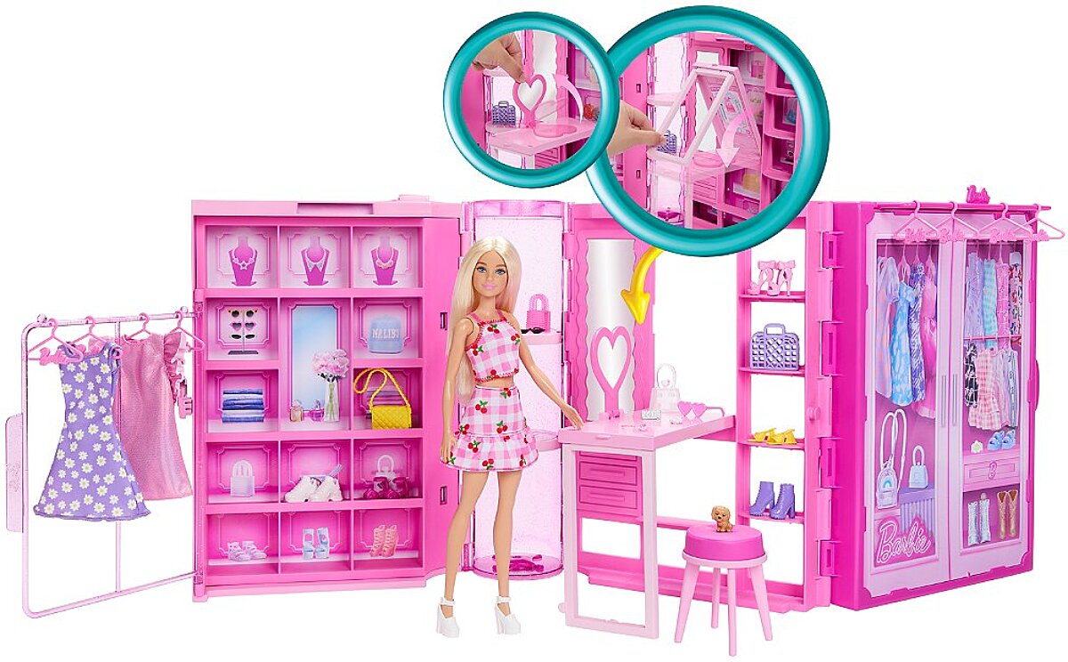 باربي خزانة ملابس الاحلام اكسسوارت الدمى Barbie