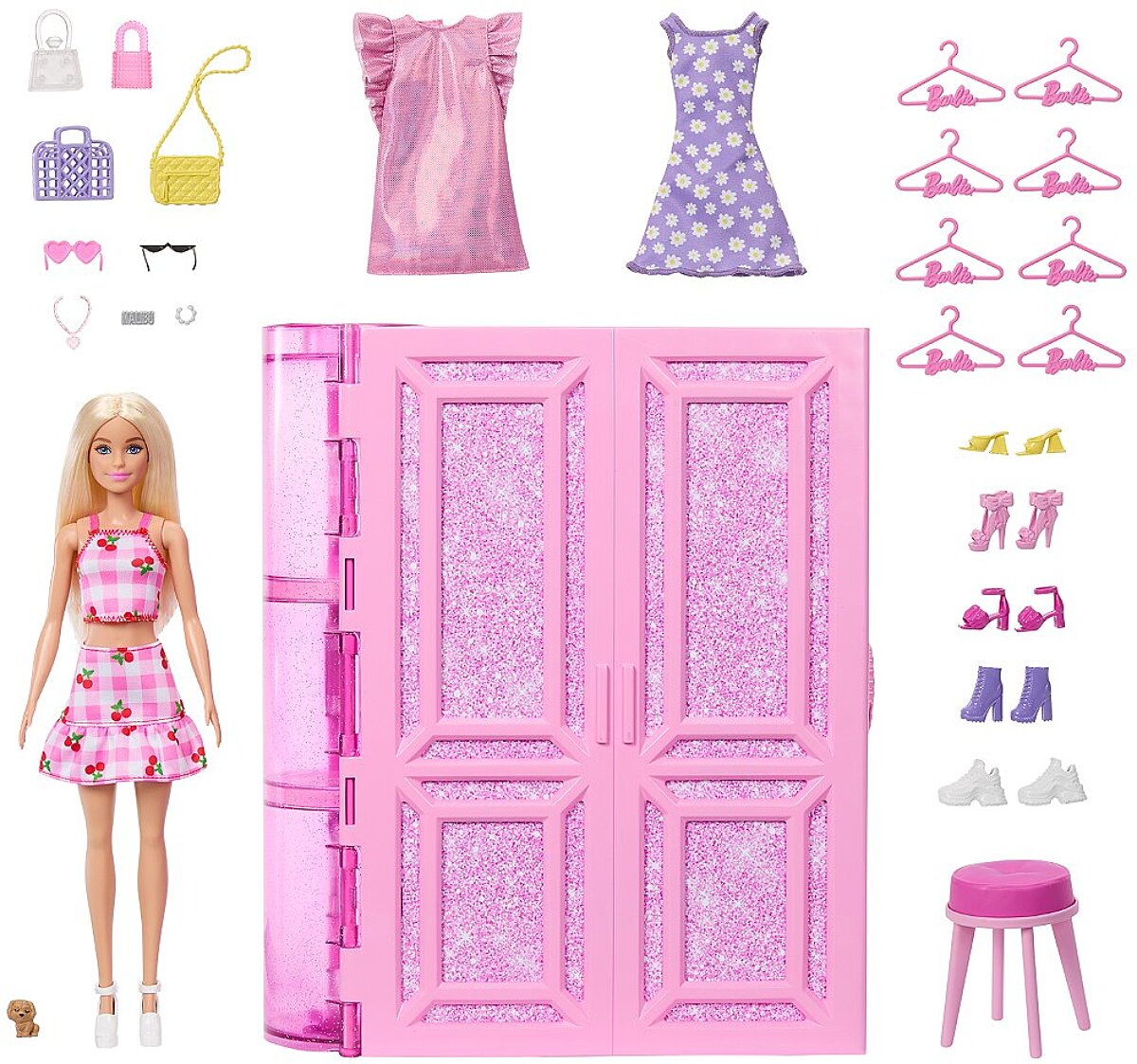 باربي خزانة ملابس الاحلام اكسسوارت الدمى Barbie