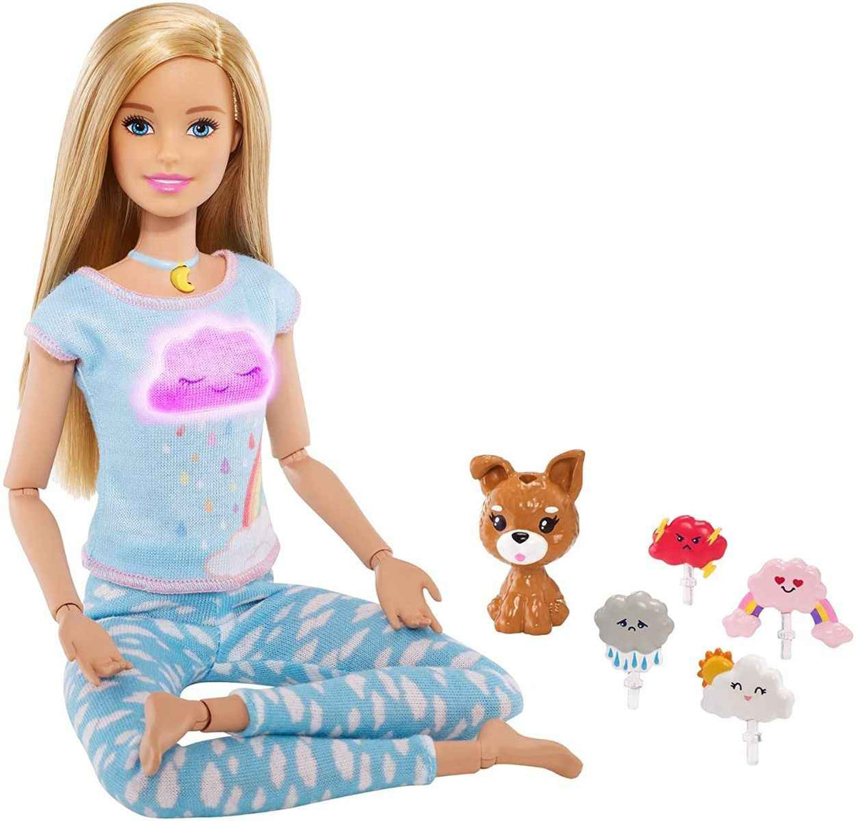 باربي دمية بريث ويذ مي للتأمل دمية مع اكسسوارات Barbie