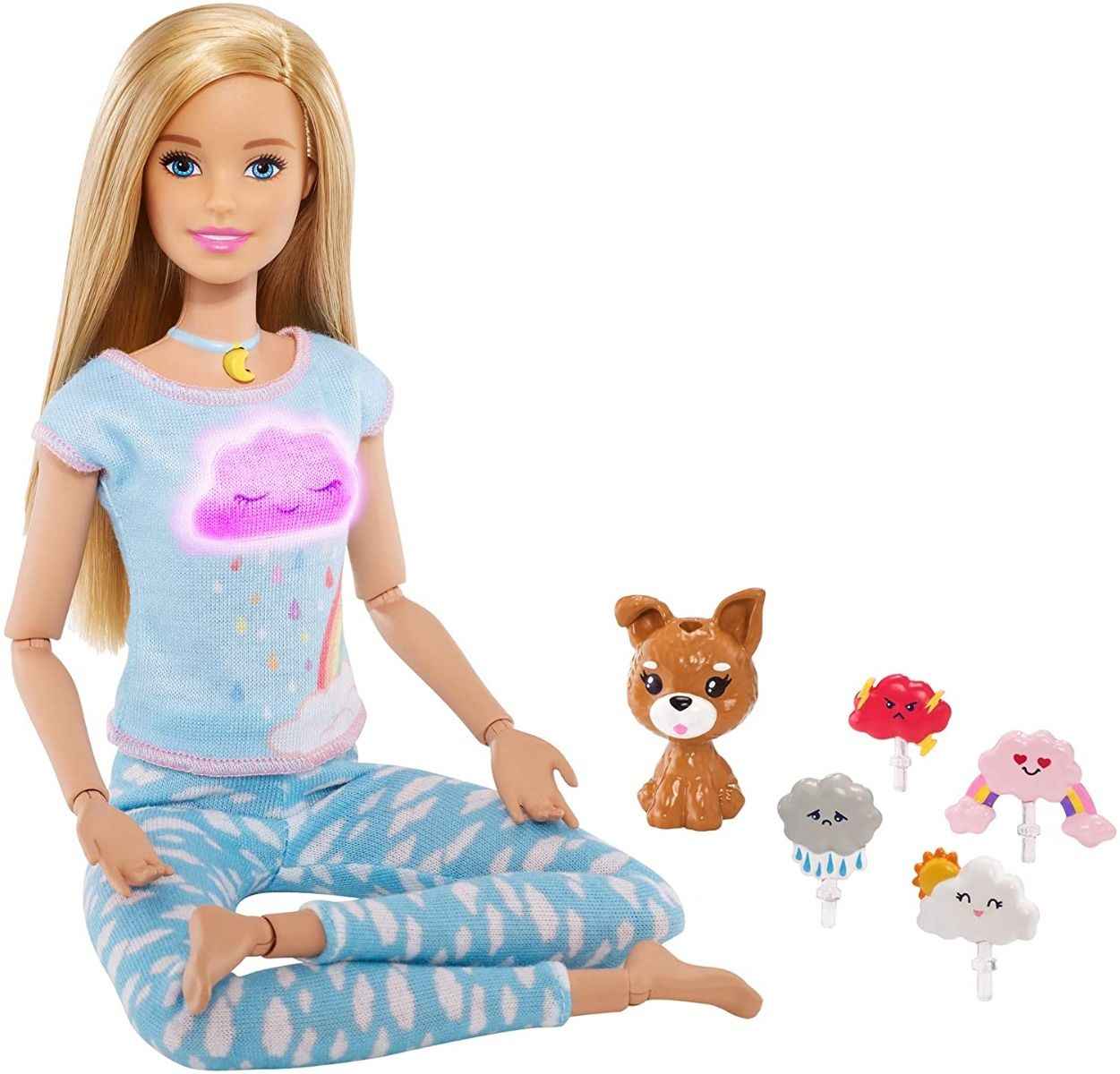 باربي دمية بريث ويذ مي للتأمل دمية مع اكسسوارات Barbie