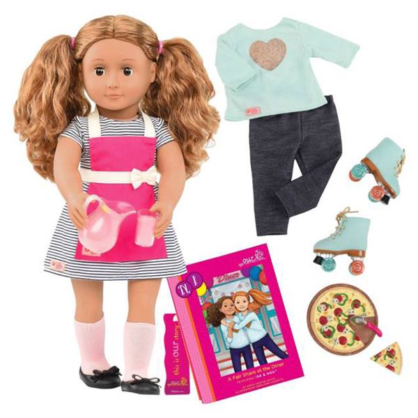 اور جينيريشن ايزا دينر 45 سم دمية مع اكسسوارات Our Generation