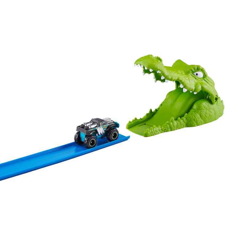 ماتل ماشين لعبة هجوم التمساح مركبات مع مسار Zuru