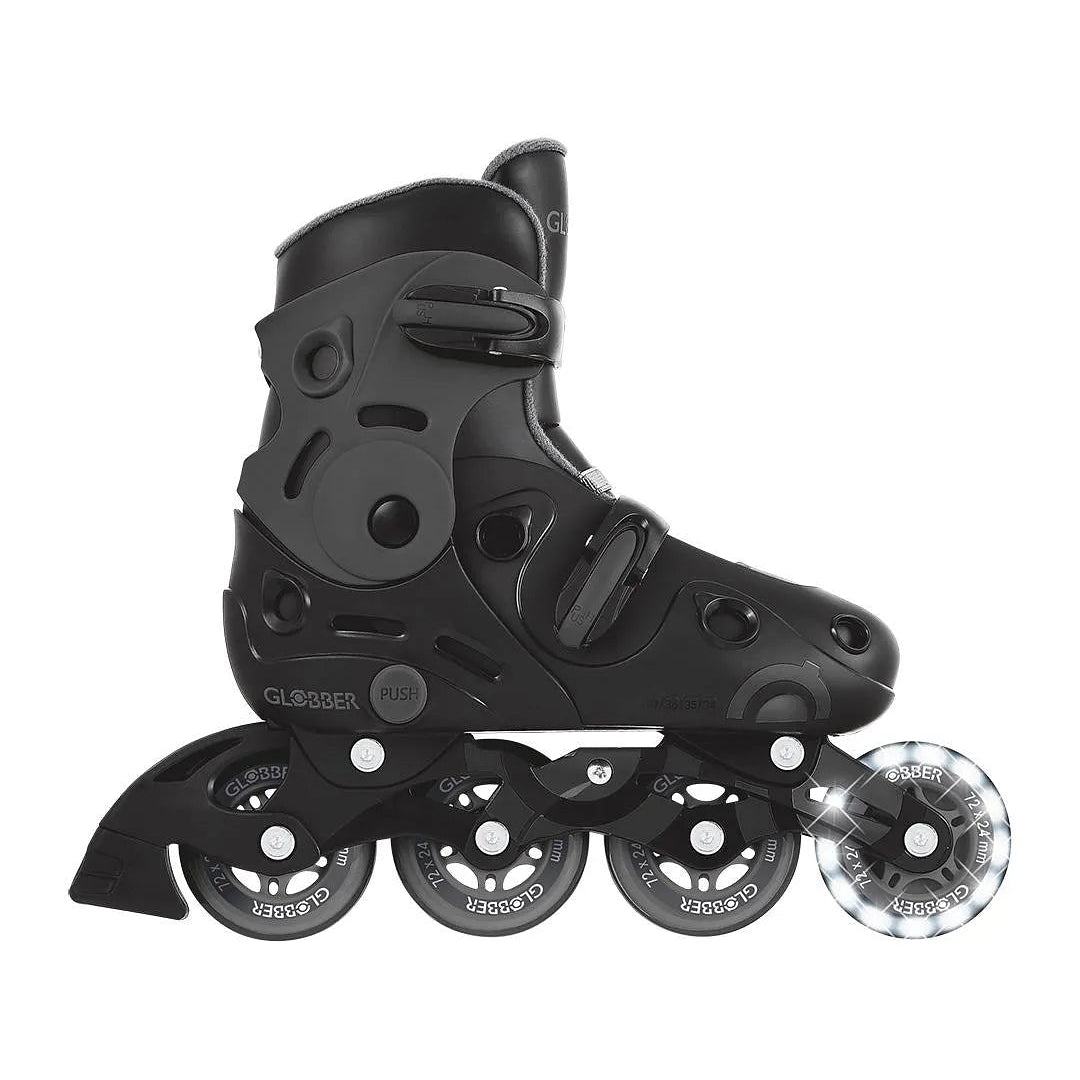غلوبر حذاء تزلج قابل للتعديل أسود 34-37 سم أحذية التزلج GLOBBER