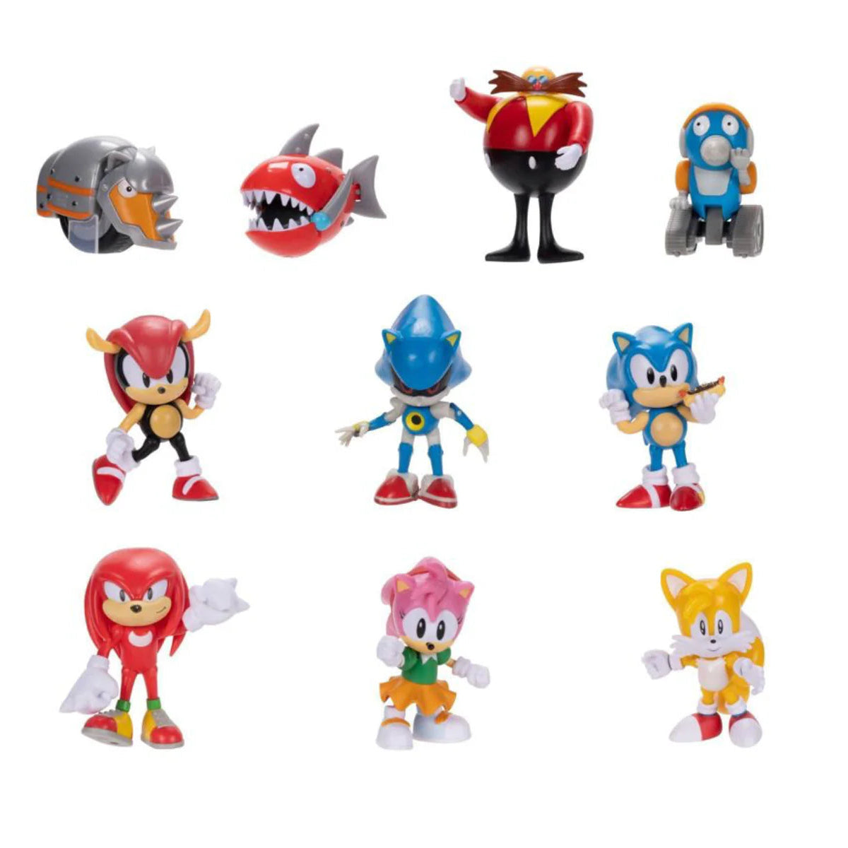 سونيك مجسم القنفذ الكلاسيكية 10 قطع شخصيات كرتونية Sonic