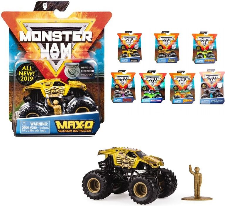 مونستر جام شاحنات 1:64 متنوع سيارات داي كاست Monster Jam