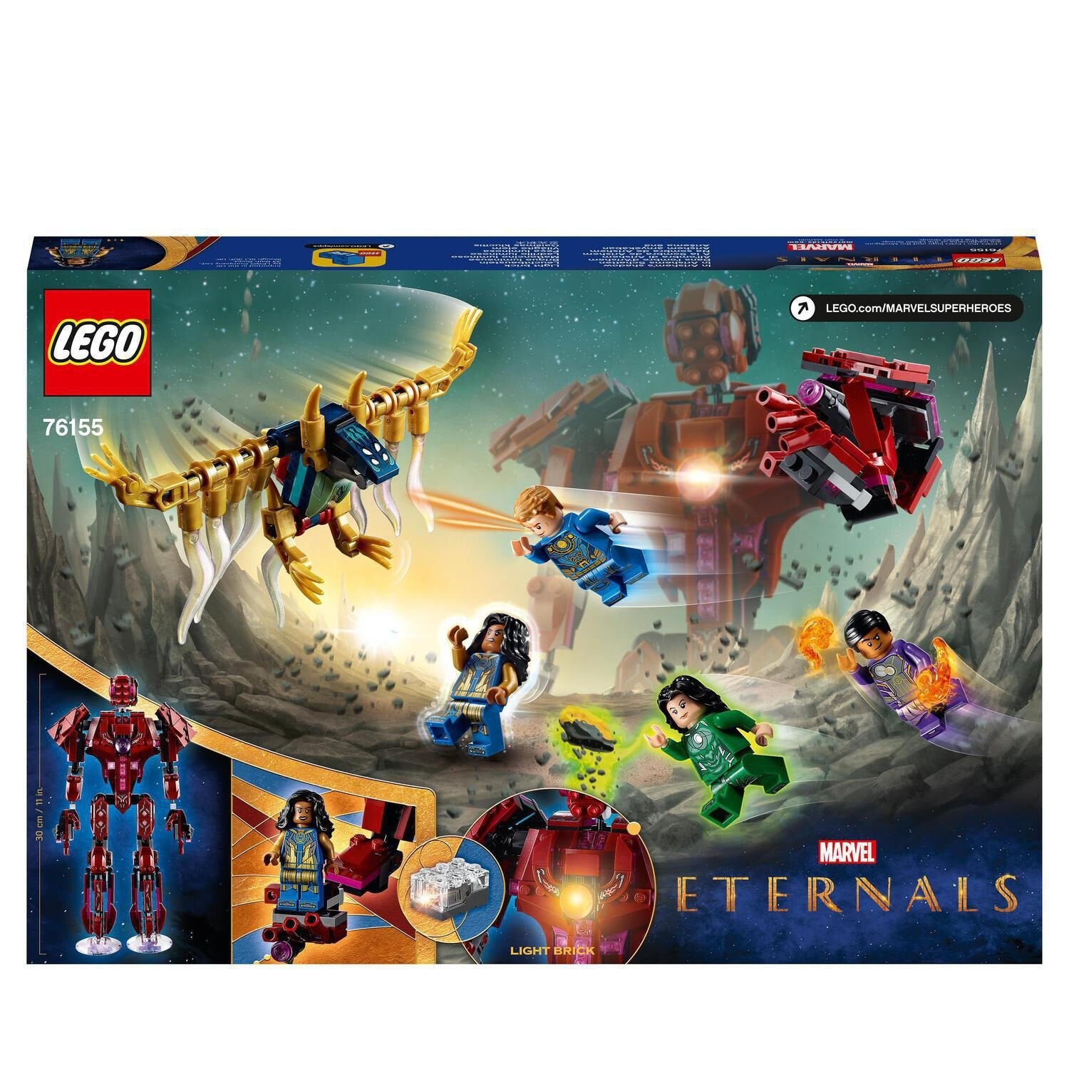 ليجو 76155 مارفل اريشيمز شادو مكعبات التركيب LEGO