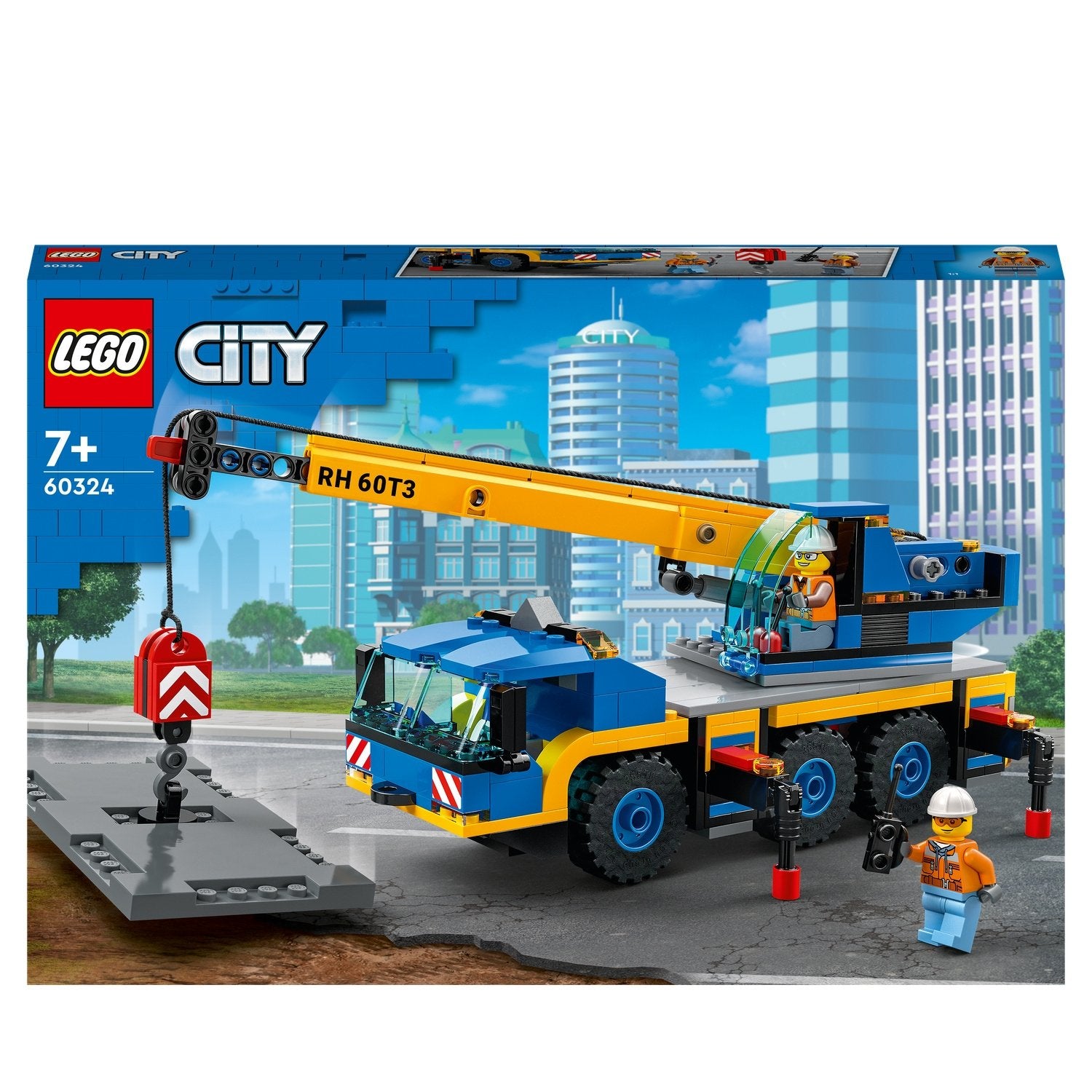 ليجو 60324 سيتي الرافعة المتنقلة مكعبات التركيب LEGO