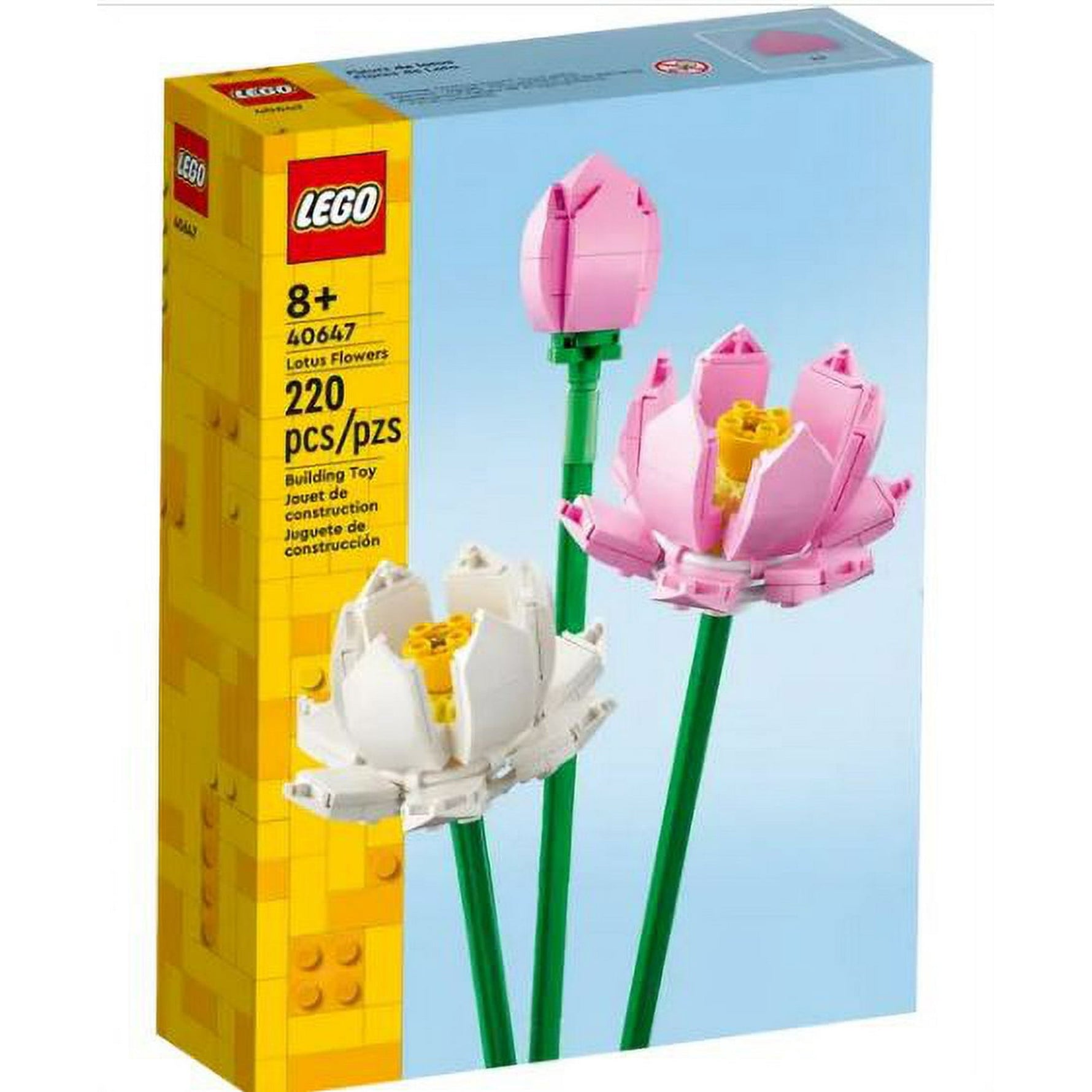 ليجو 40647 كريتور زهور اللوتس مكعبات التركيب LEGO