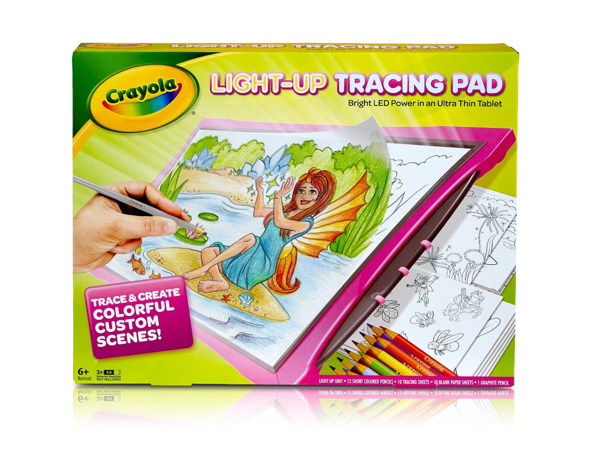 كرايولا تضيء وسادة تتبع الوردي Crayola