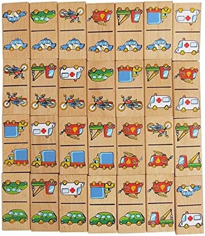 فيجا لعبة سيارات دومينو الخشبية 28 قطعة العاب لوحية VIGA