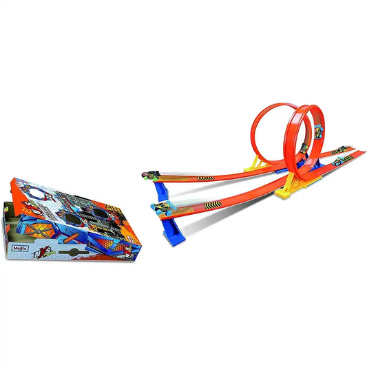 مايستو تحدي السباق المزدوج نكسز ريسرز مركبات مع مسار Maisto