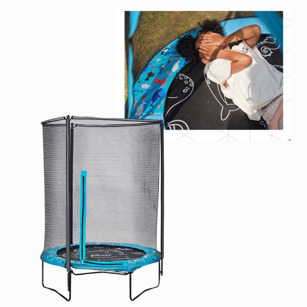 ترامبولين جونيور 4.5 قدم النطاطات Plum