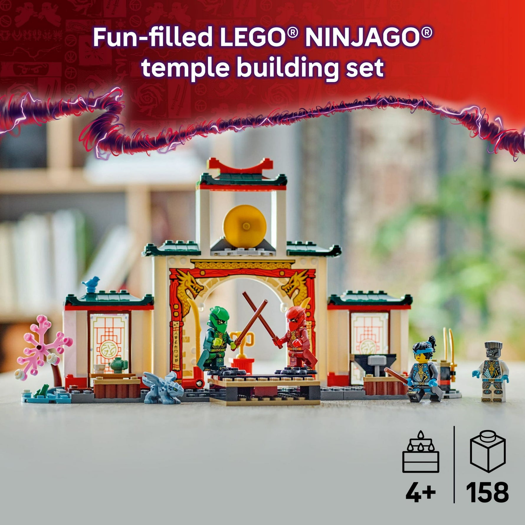 ليجو 71831 نينجاغو معبد نينجاجو سبينجتسو مكعبات التركيب LEGO