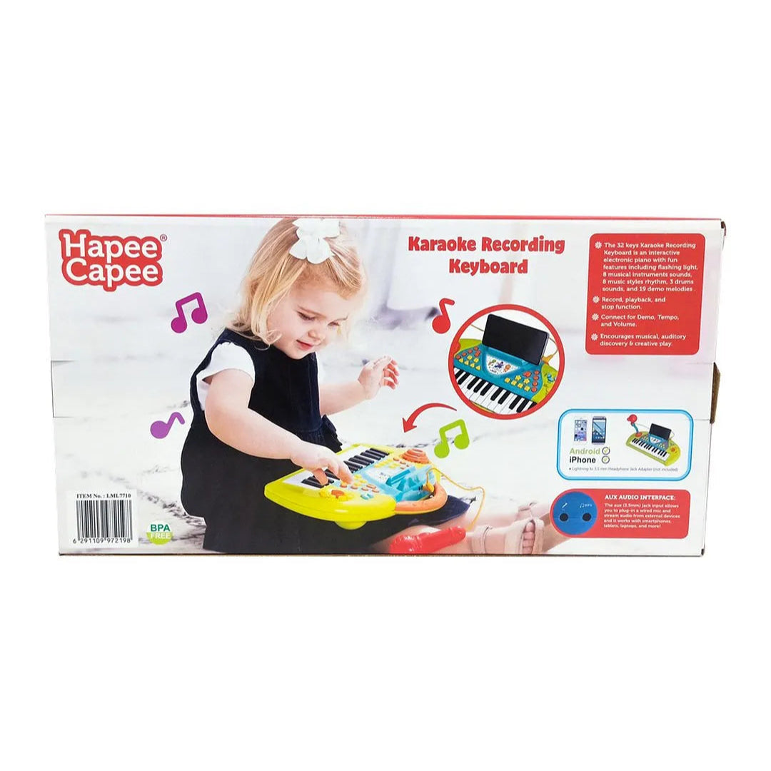 هابي كابي لوحة بيانو الكاريوكي مواليد تفاعلي Hapee Capee