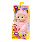 ليتل لايف بيتس ماي بيبي مونكي ميني لونا ليمون الالعاب القطنية Little Live Pets