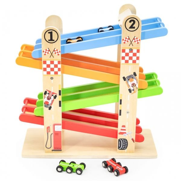 فيجا لعبة منحدر مضمار السباق المزدوج مركبات مع مسار VIGA