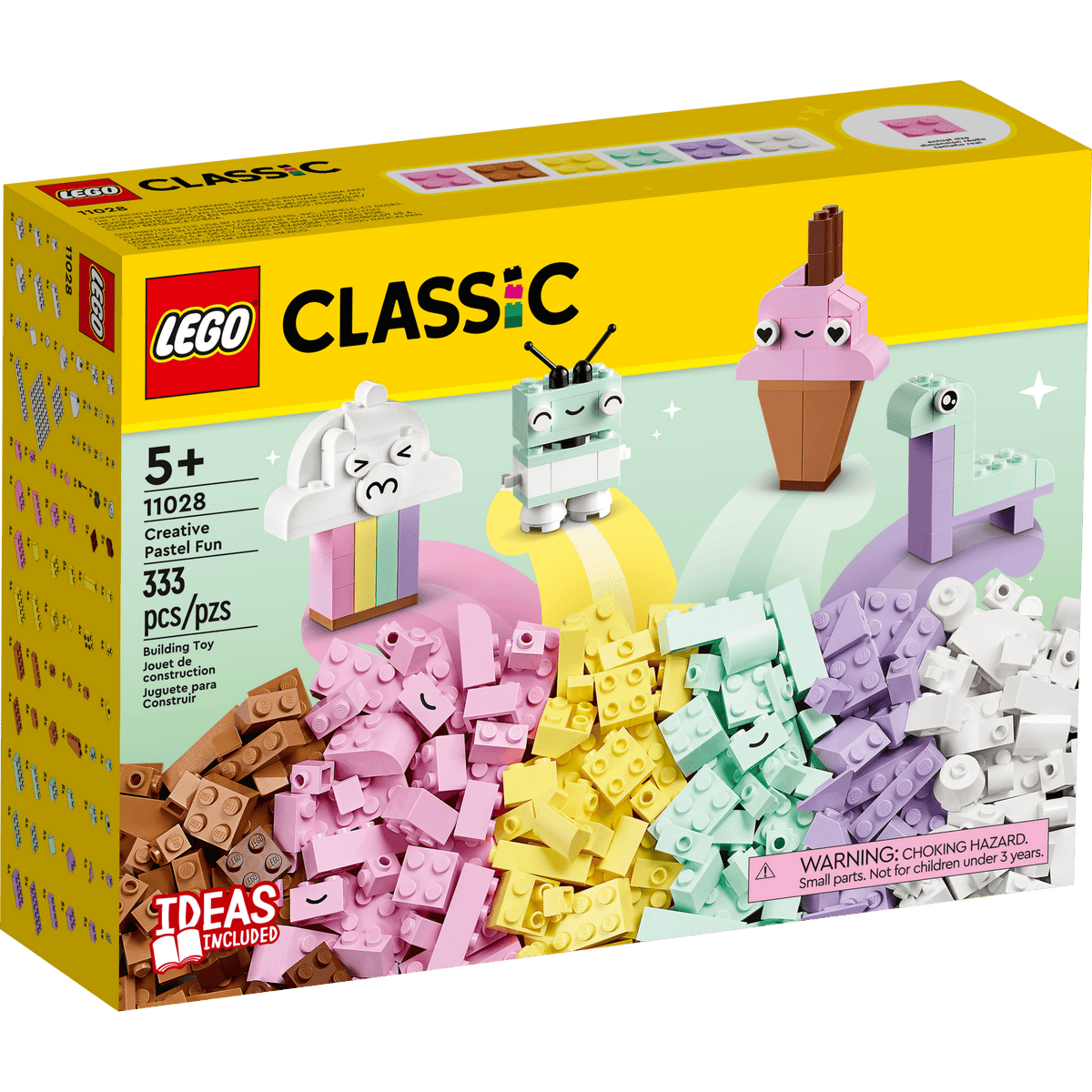 ليجو 11028 كلاسيك ألوان الباستيل مكعبات التركيب LEGO