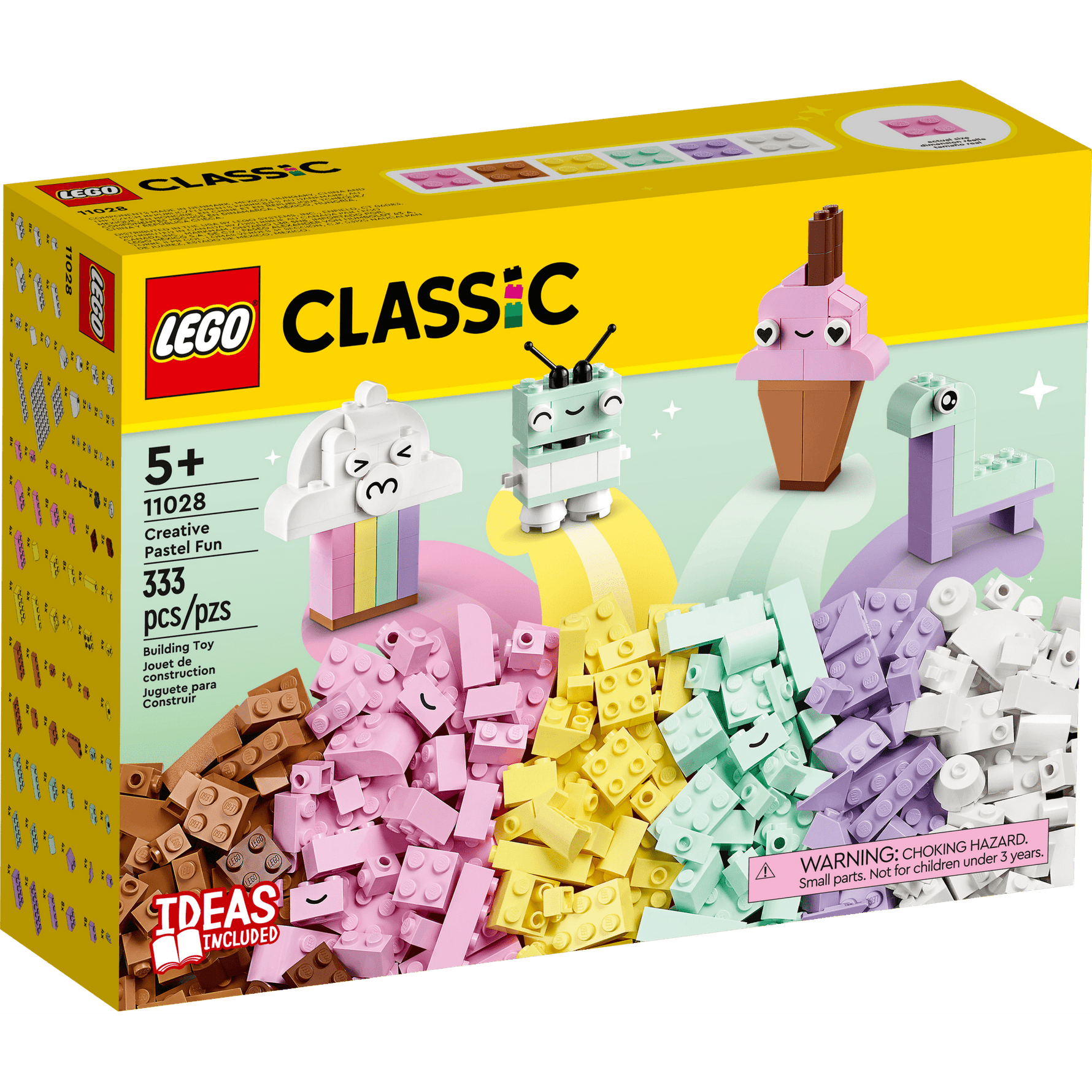 ليجو 11028 كلاسيك ألوان الباستيل مكعبات التركيب LEGO