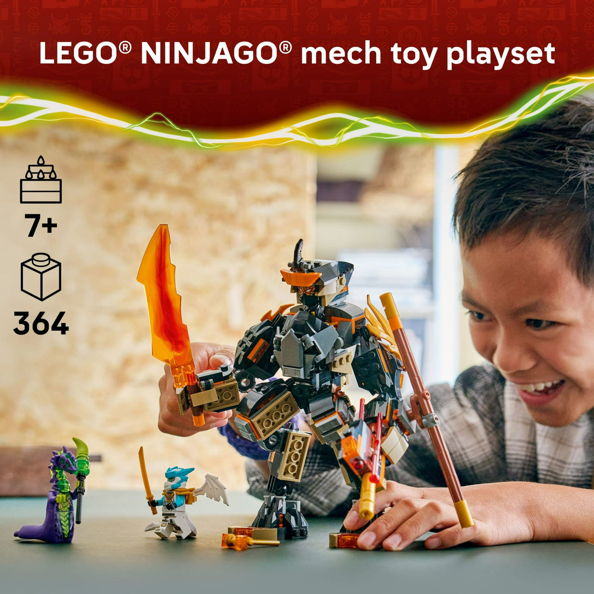 ليجو 71854 نينجاغو ميشن ميك دراغون مكعبات التركيب LEGO